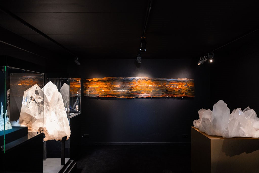 rare tiger iron gemstone specimen