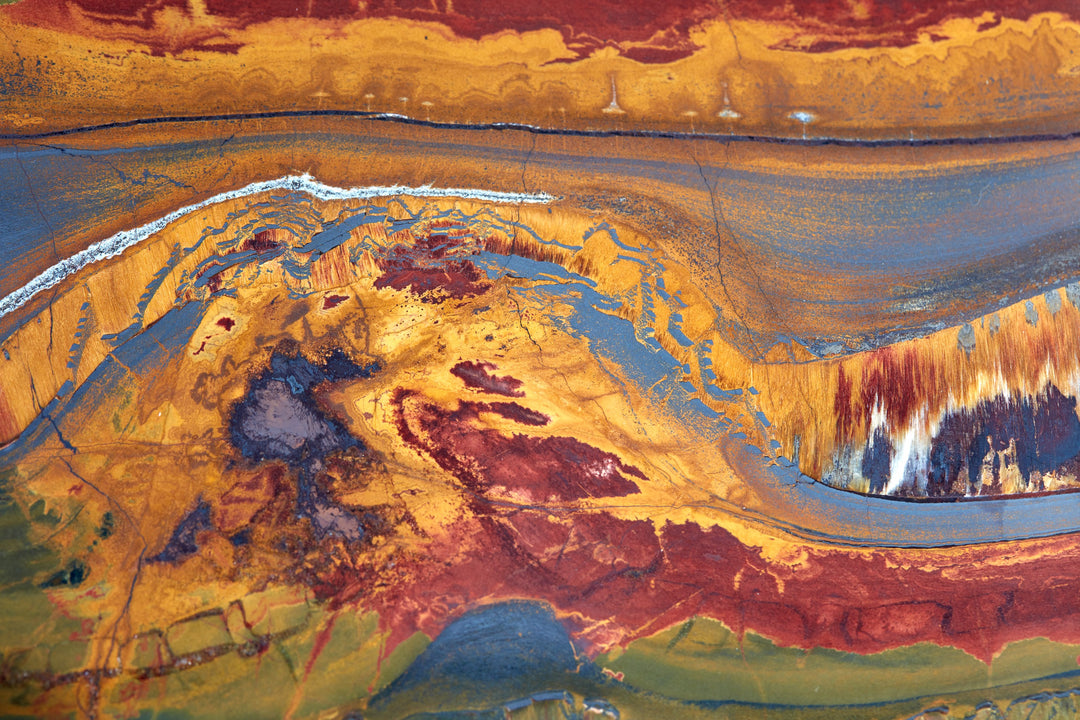 banded iron formation tiger eye mineral