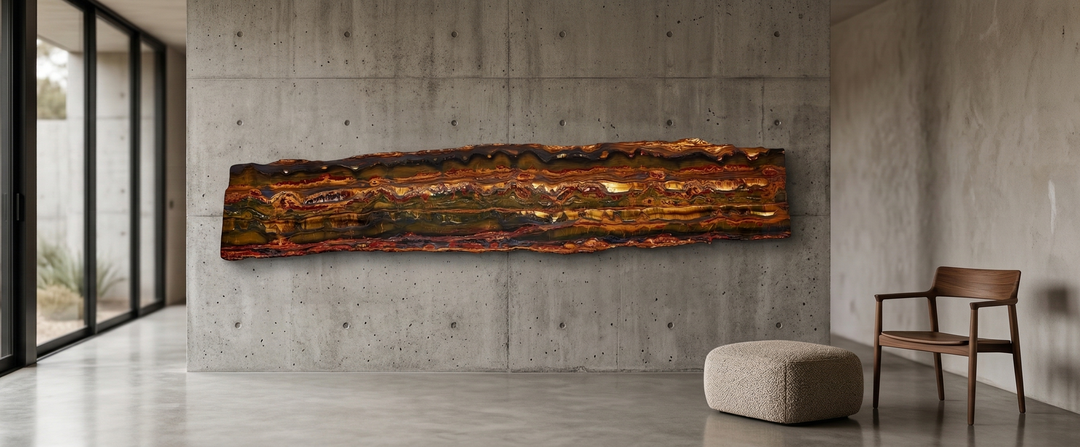 Large Tiger's Eye Segmentation - A Masterpiece of Earth’s Own Making