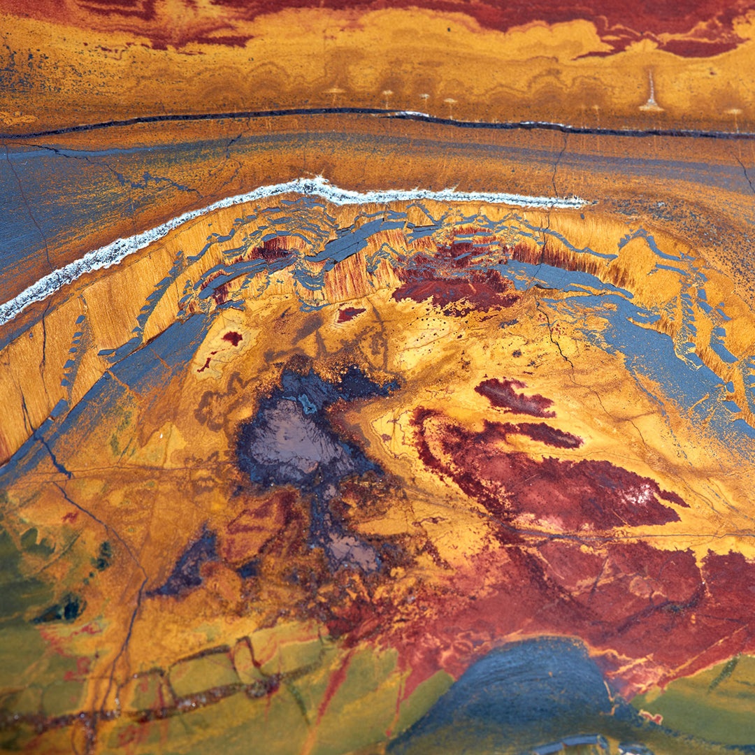 Marra Mamba tiger eye polished slab